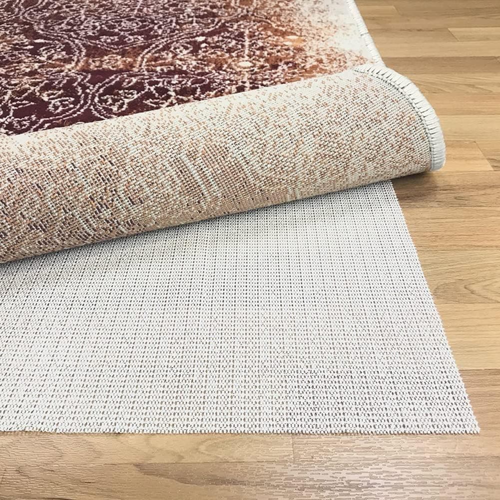 KISKIS Non Slip Rug Pad Underlay Rug Gripper, Provides Protection and Cushioning, Anti Skid Mat Keep Rugs in Place for Carpet Area Rugs,47"x79"