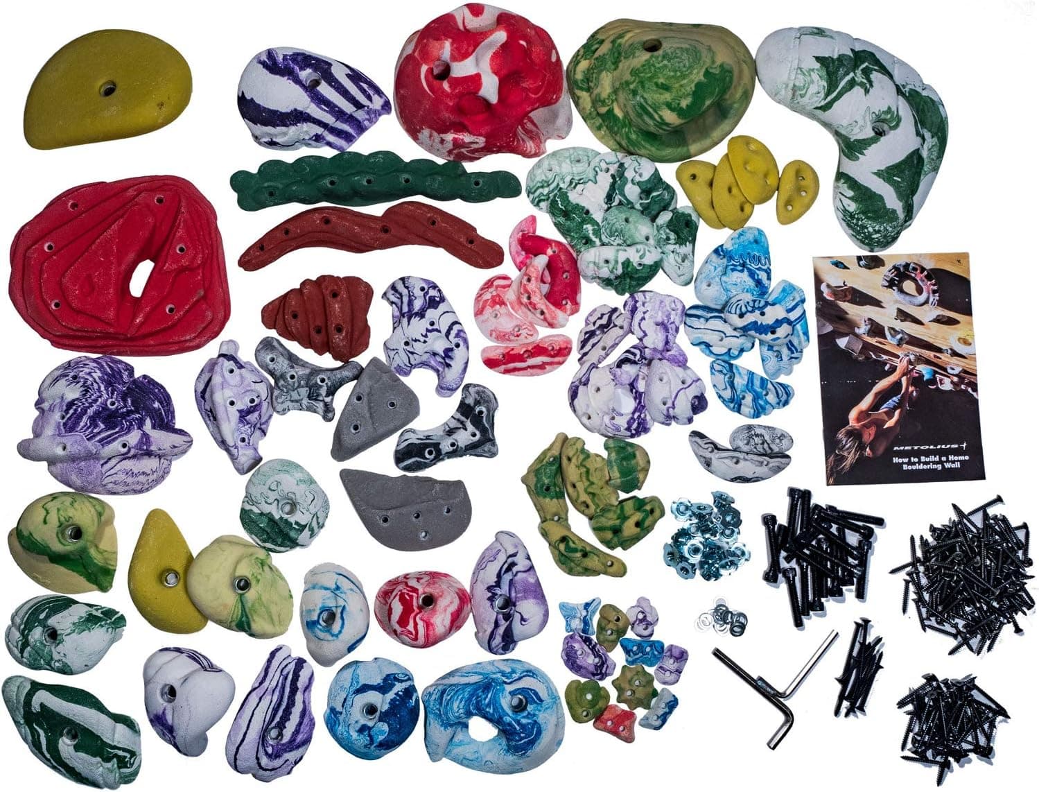 Metolius Mountain Gear Foundation 75 Climbing Holds Set