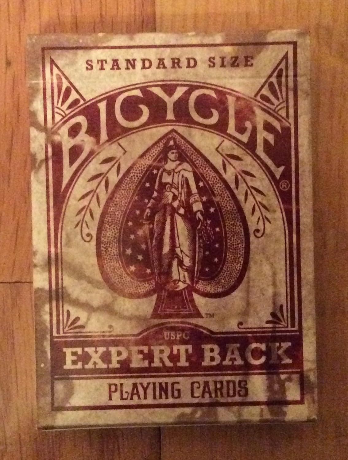 Invisible Deck - Red Distressed Bicycle Cards Magic Trick - New