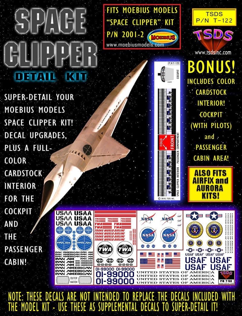 TSDS - T122 - SPACE CLIPPER DETAIL KIT