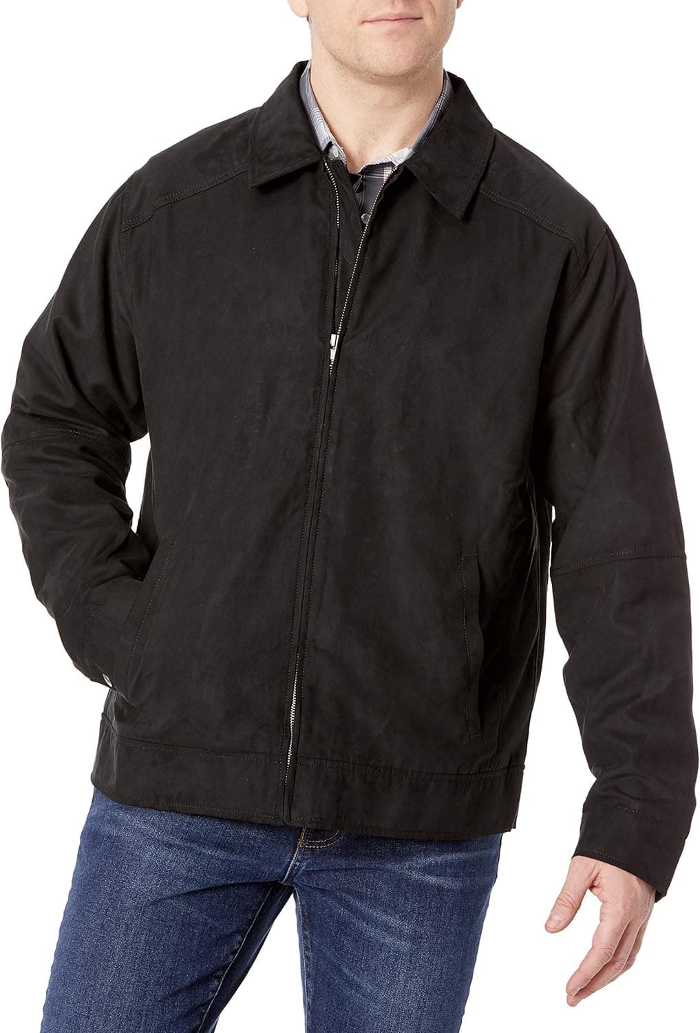 Cutter & Buck Men's Microsuede Roosevelt Jacket