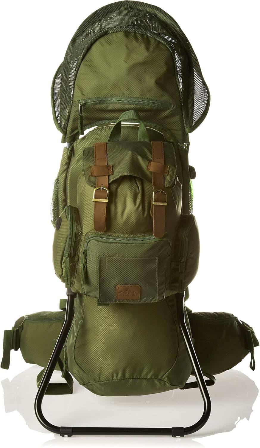 Be Mindful Retro Scout Baby Carrier Backpack in Jungle Green