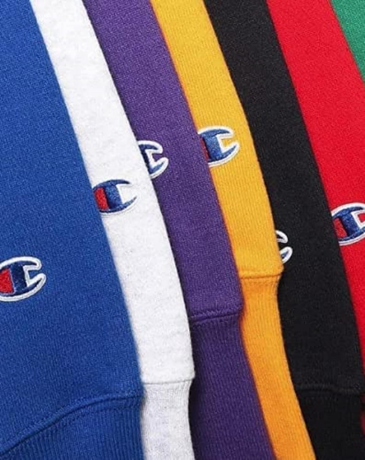 Champion Crewneck Fleece Sweatshirt for Men's Big and Tall with Script Logo