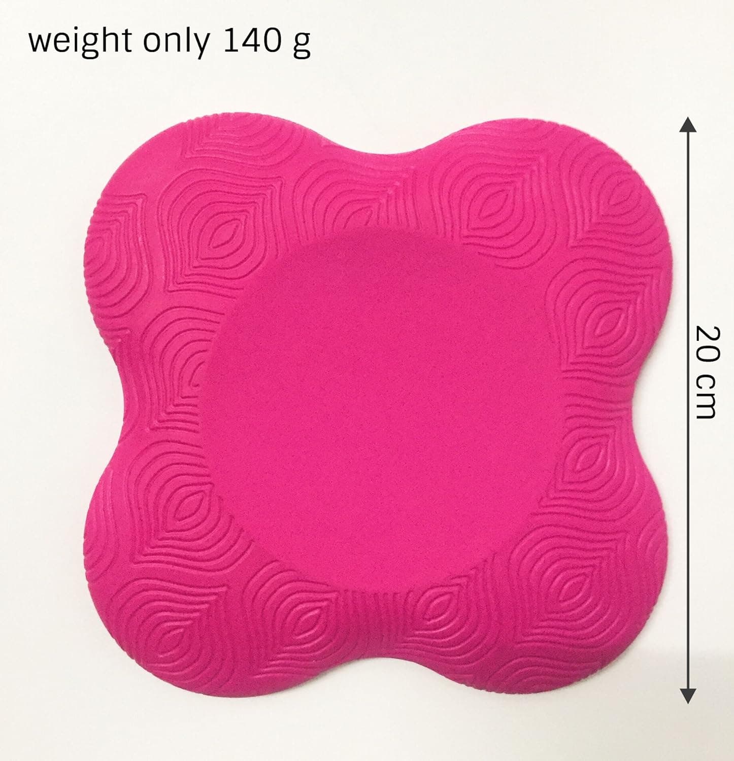 Nibo 2pcs of Yoga Knee Pads Two Pieces of Knee Pads with Travel Bag for Your No Pain Kneeling During Yoga & Pilates Exercise. Support for Your Knees, Elbow and Head (Pink)