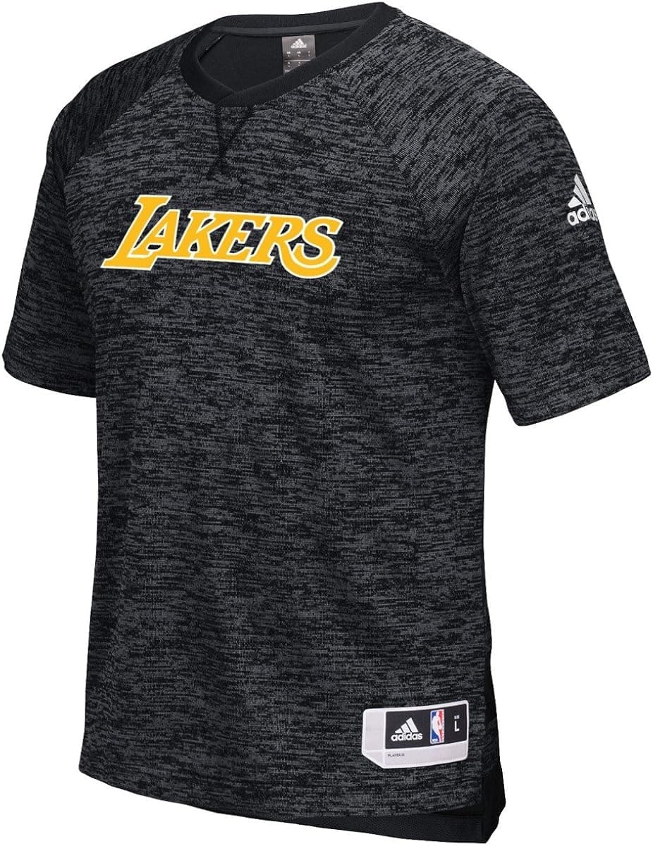 adidas Los Angeles Lakers 2016 NBA Men's On-Court Authentic S/S Shooting Shirt