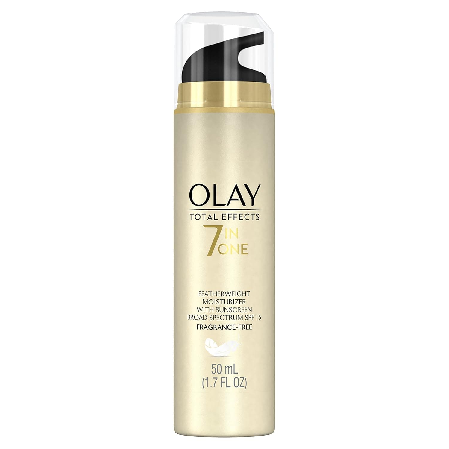 Olay Total Effects Fragrance Free Featherweight Moisturizer with SPF 15, 1.7 Fluid Ounce Packaging may Vary