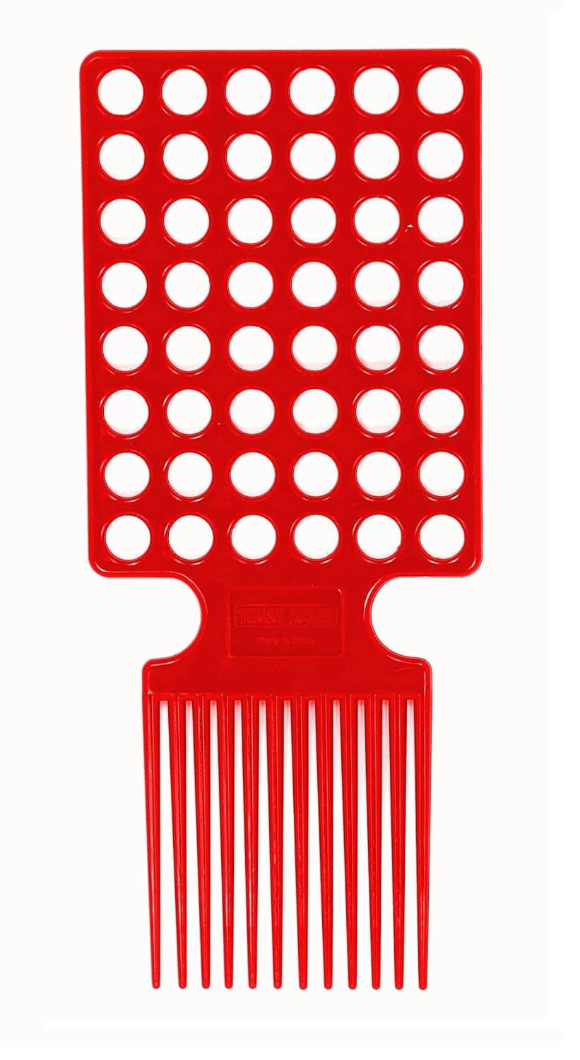 Afro Twist Comb Red twist your hair in minutes