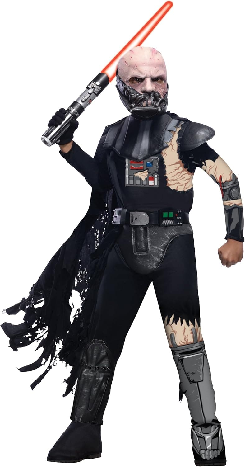 Star Wars Child's Deluxe Darth Vader with Battle Damage Costume