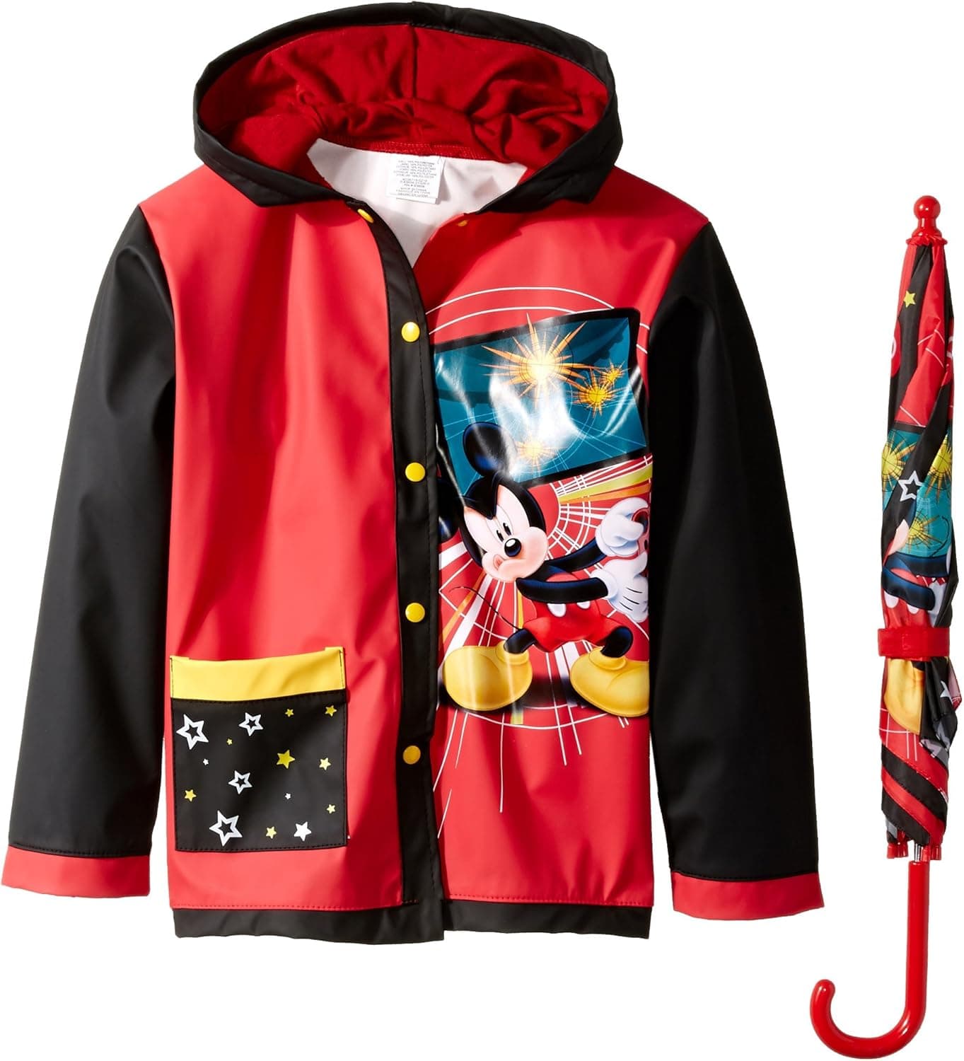 Disney Little Boys' Mickey Video Game Slicker and Umbrella