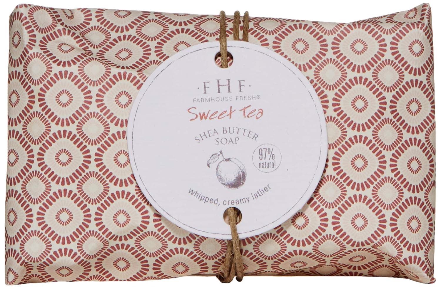 FarmHouse Fresh Sweet Tea Shea Butter Soap, Peach Ginger, 5.25 oz.