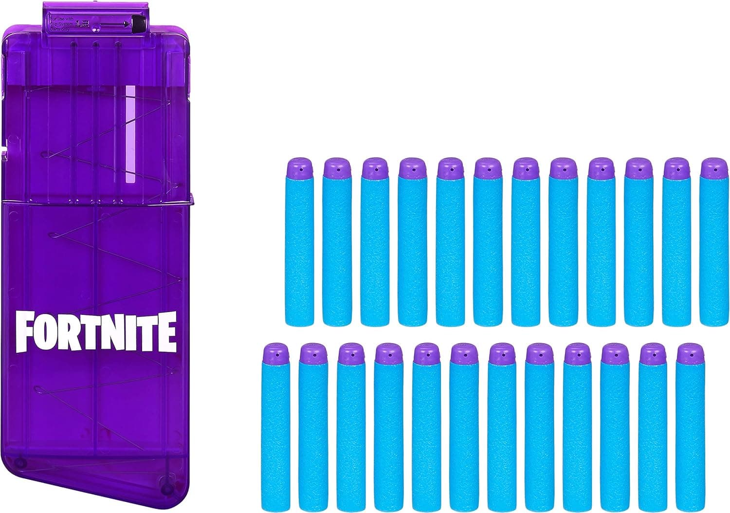 NERF Fortnite 12-Dart Clip & 24 Official Elite Darts -- Refill Pack for Fortnite Elite Blasters -- for Youth, Teens, Adults