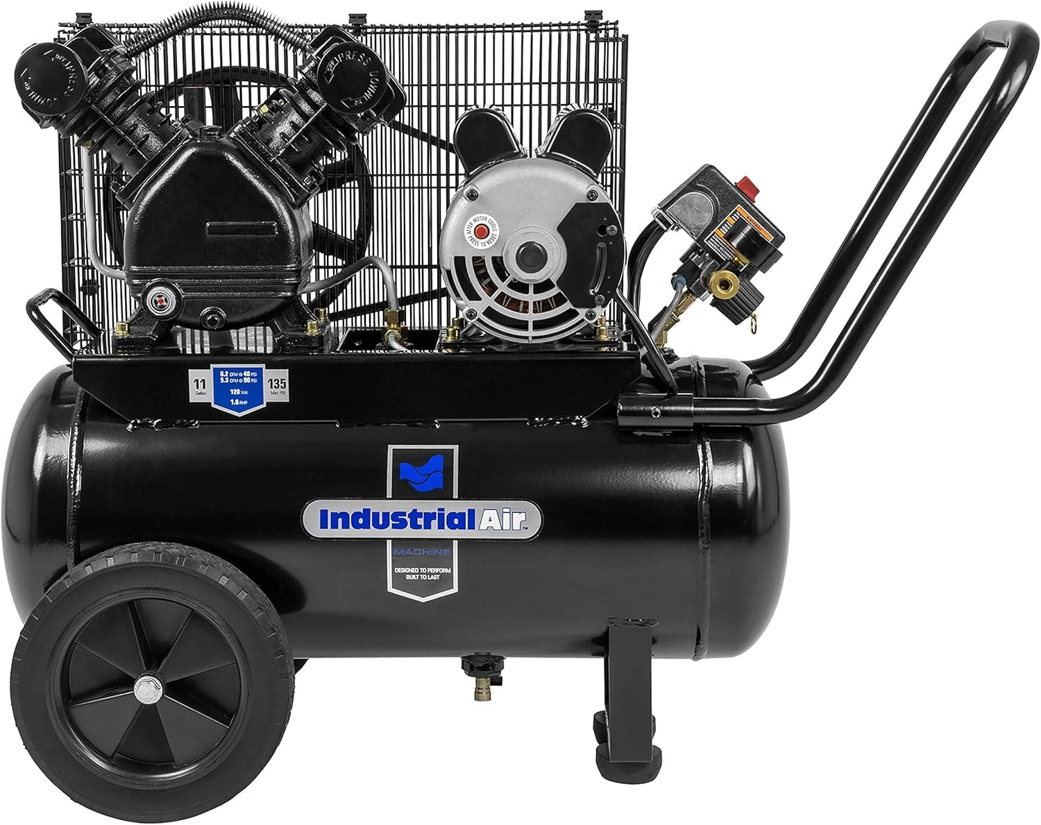 11 gallon 1.6 Hp 135 Psi Air Compressor - IPC16811N66