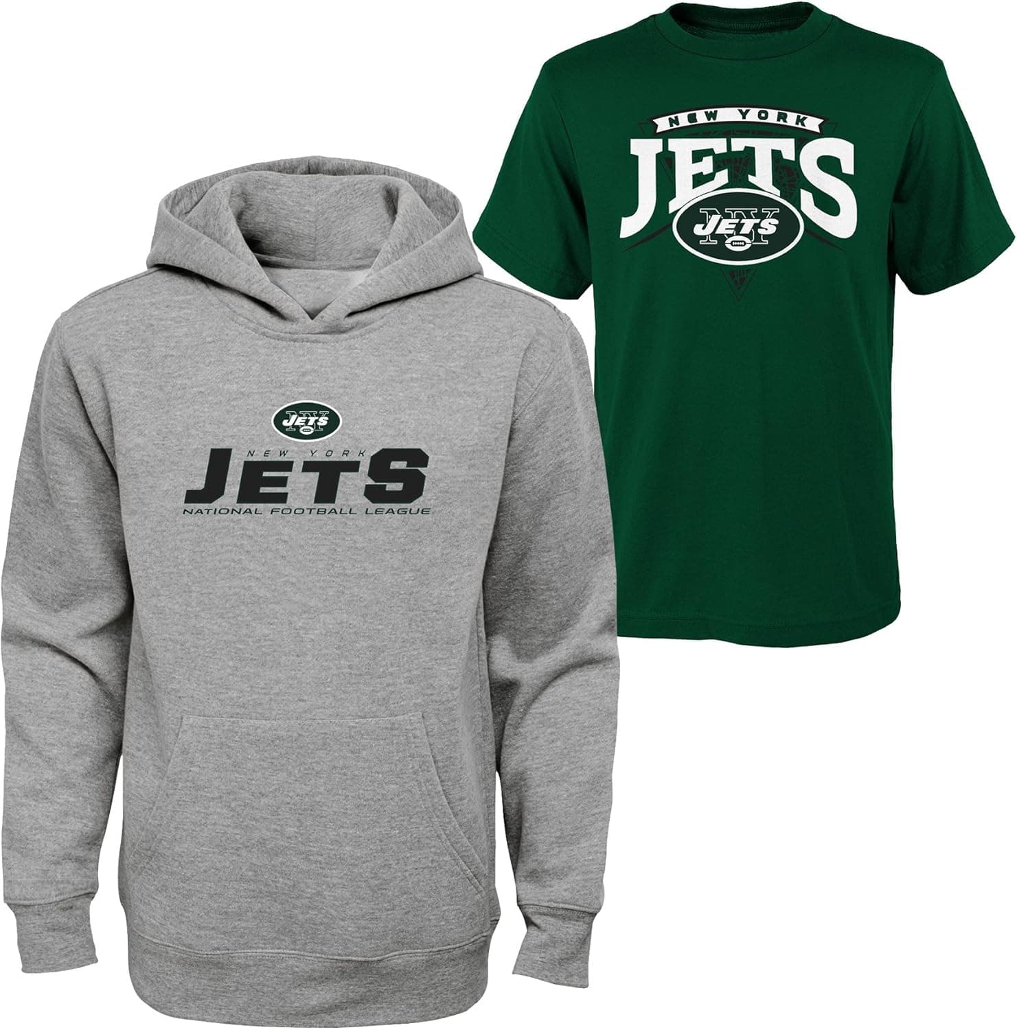 NFL by Outerstuff Youth Boy's NFL 8-20 Giants Replen Tee & Hoodie Set