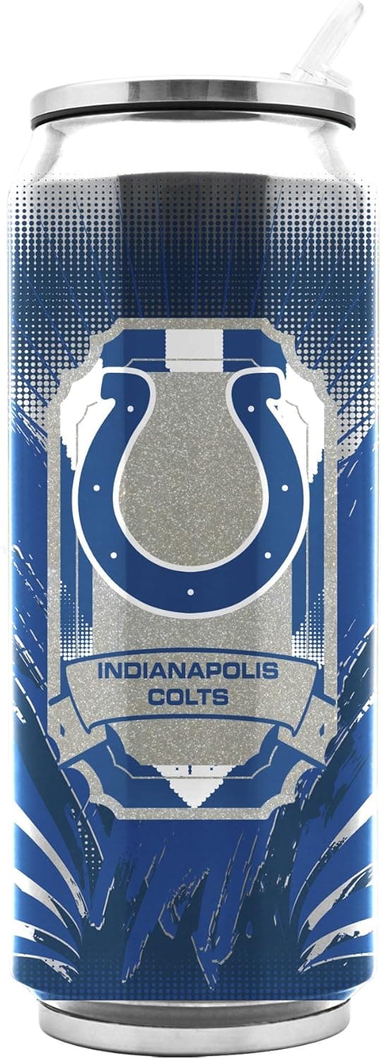 NFL Indianapolis Colts 16oz Double Wall Stainless Steel Thermocan