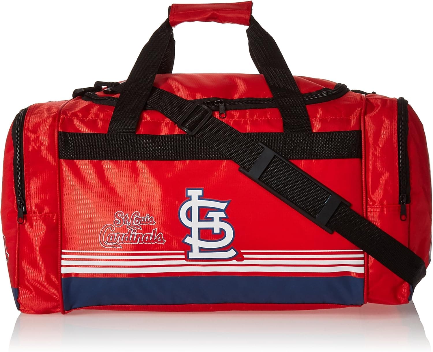 St. Louis Cardinals Medium Striped Core Duffle Bag