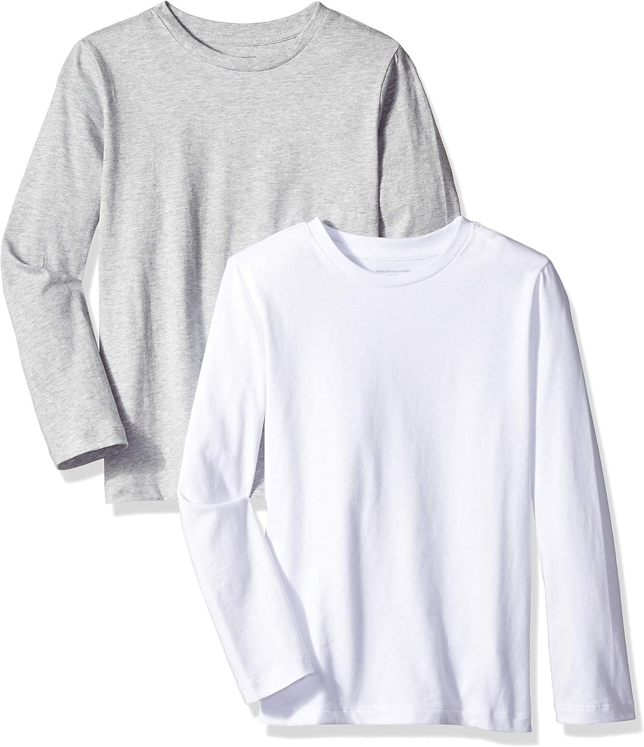 Amazon Essentials Unisex Kids and Toddlers' Long-Sleeve T-Shirts, Multipacks