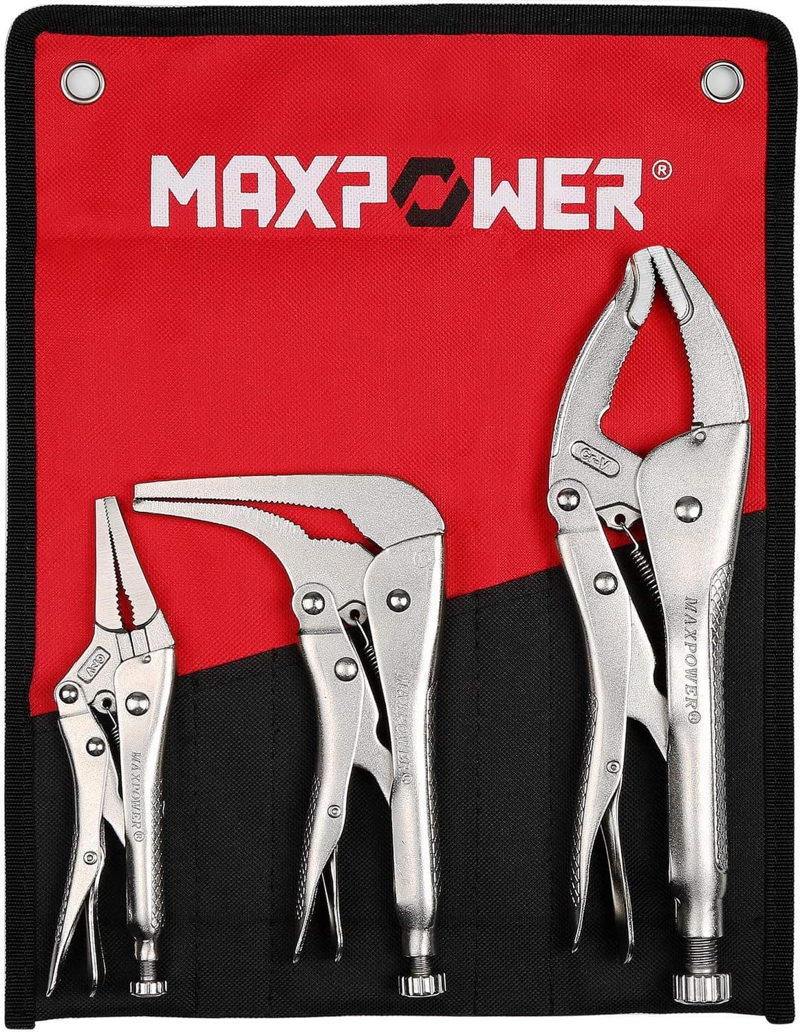 MAXPOWER 3 Piece Locking Pliers Set