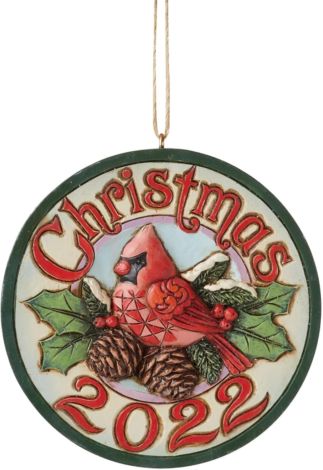 Dated 2022 Cardinal Ornament