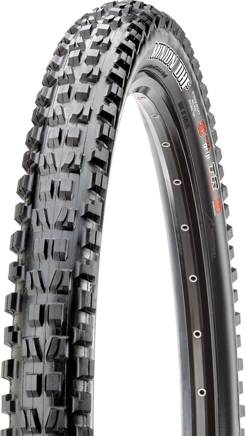 Maxxis Minion DHF Folding 3c Maxx Grip Exo/tr Tyre - Black, 29 x 2.50-Inch