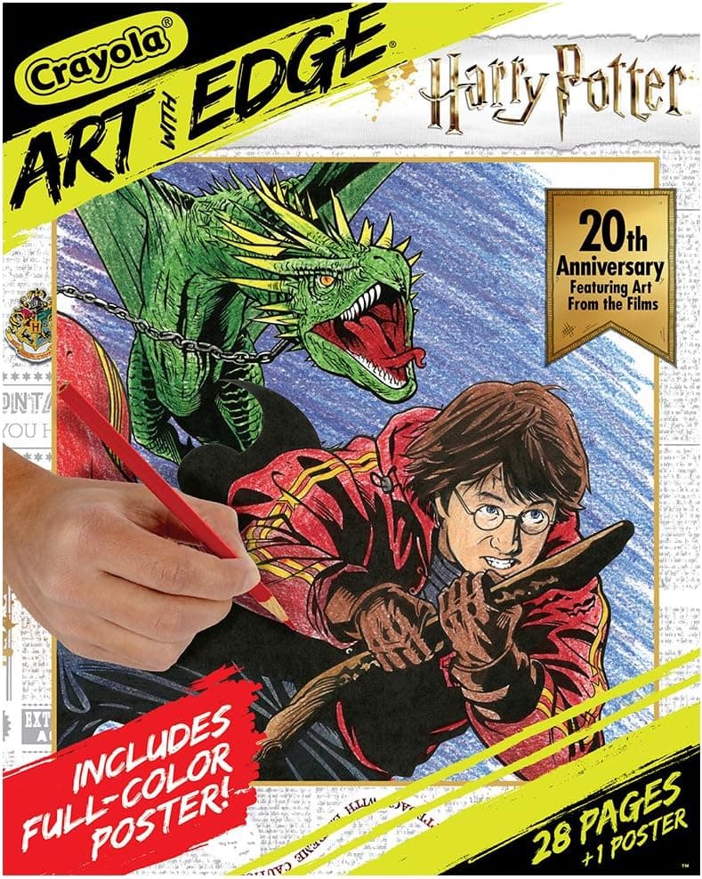 Crayola Art with Edge Coloring Pages Harry Potter Celebration