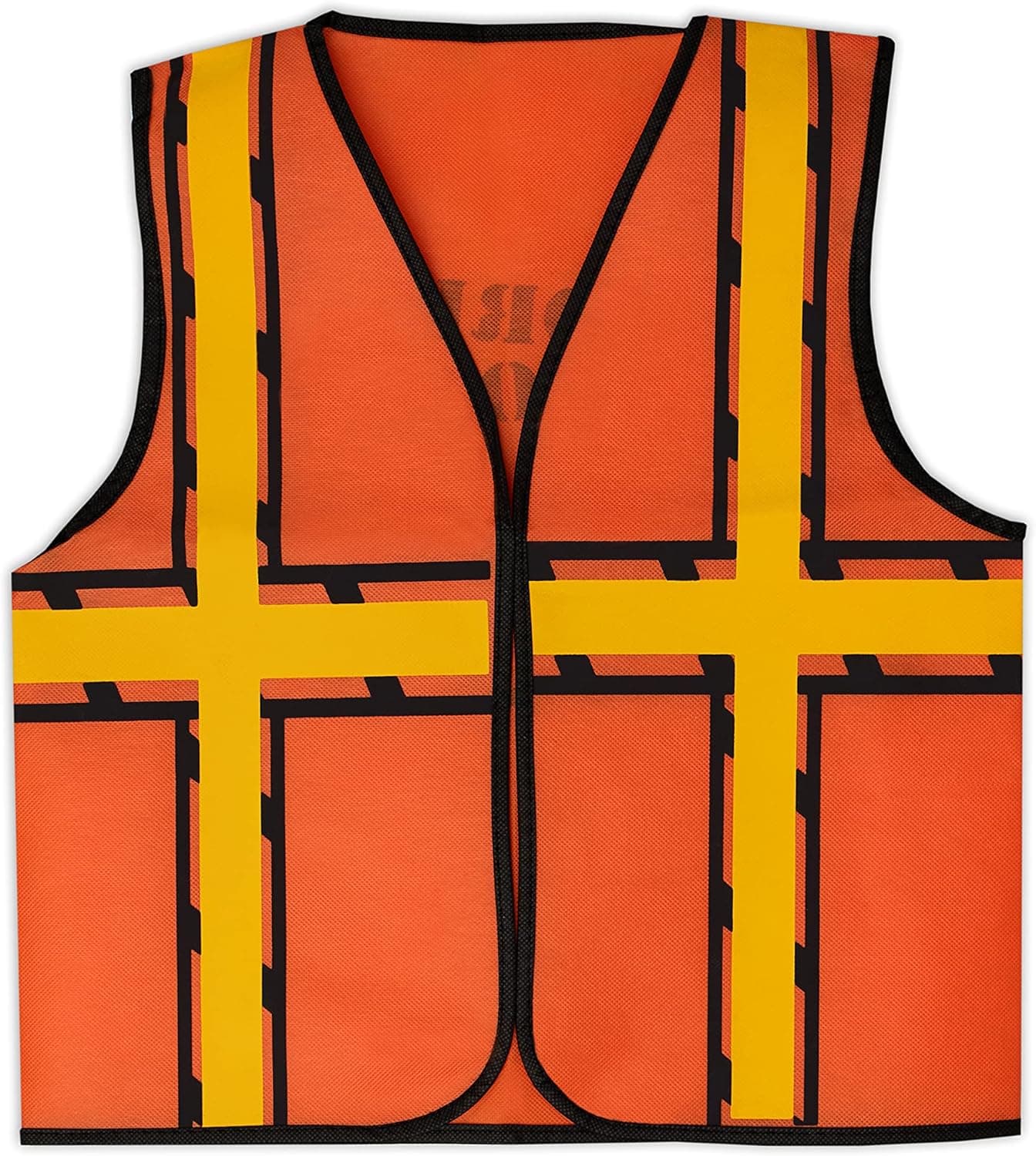 BULK PARADISE Kids Construction Vest, Party Dress Up, Construction Party, Birthday Favors, Worker High visibility safety for children