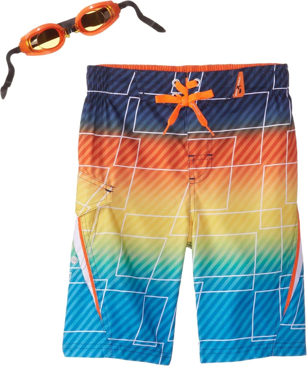 ZeroXposur Little Boys' Lagoon Swim Short