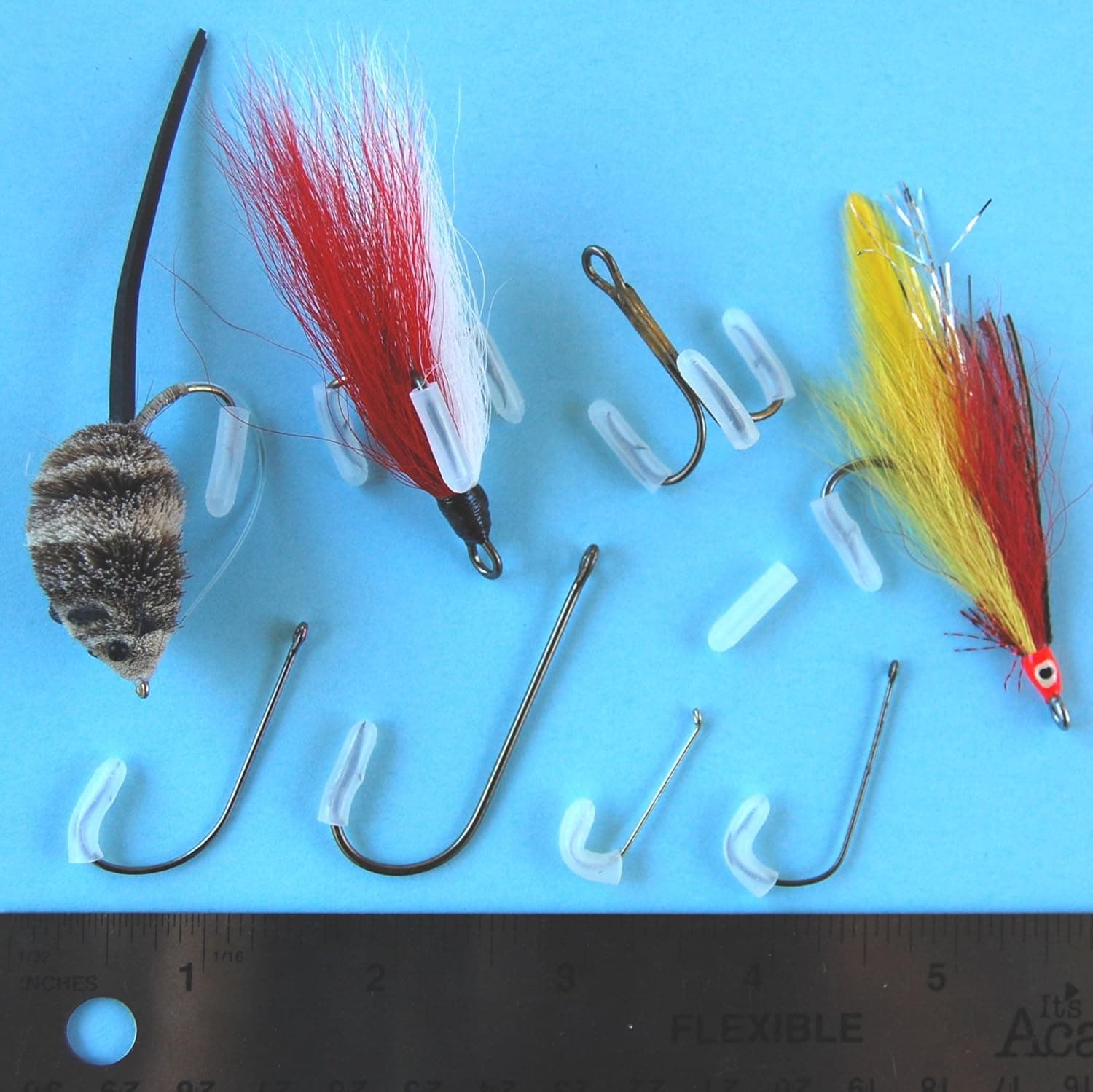 Fish Hook Barb Protector Guard Cap Lure Protection Safety Cover Fishing - Mercurydean -100 Count
