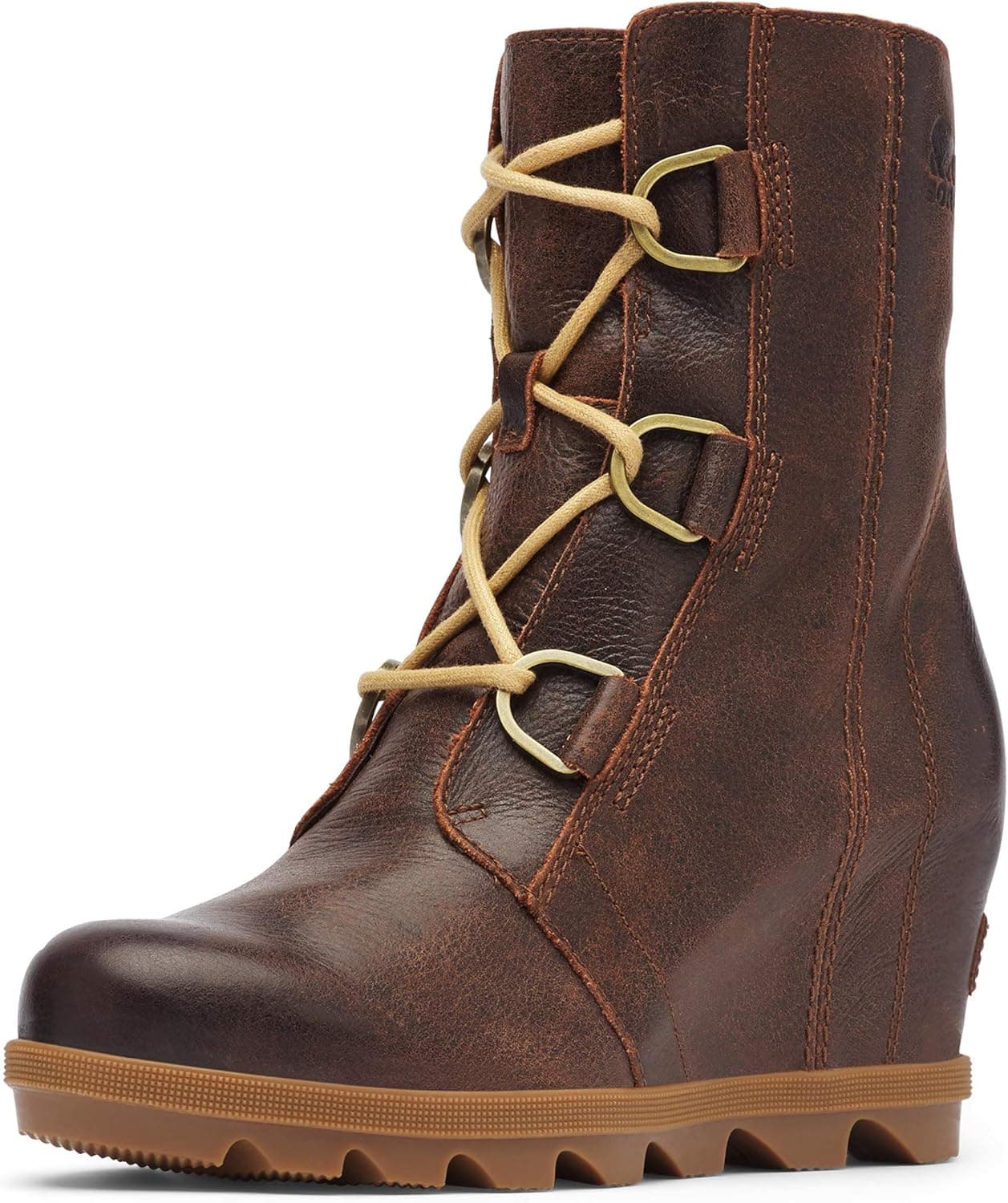 Womens Sorel Joan Wedge II Nubuck Wedge Heel Ankle Boots
