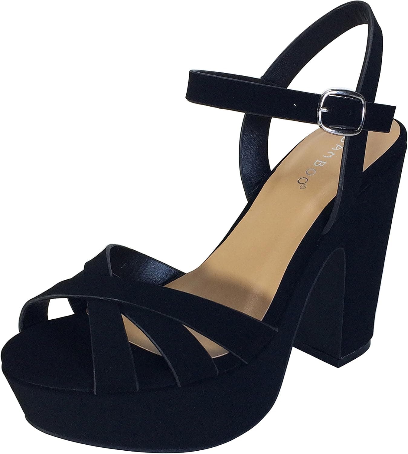 BAMBOO® Women's Simple Platform Chunky Heel Sandal
