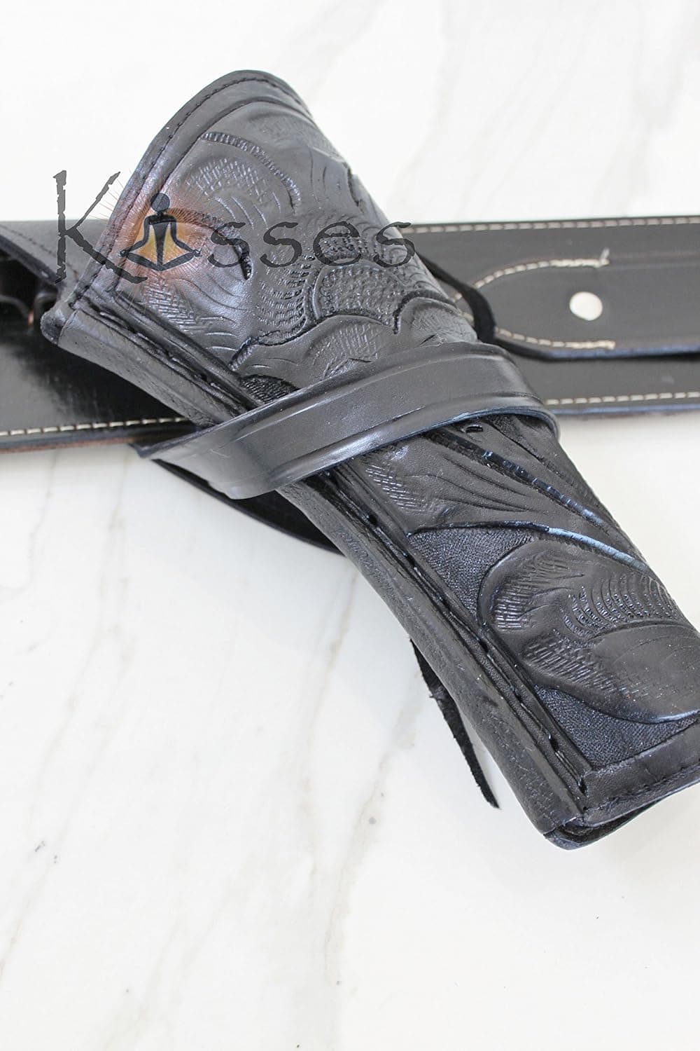 TJAYZ New Right Hand Cross Draw Tooled Leather Case Revolver Holster Western Gun Pistol SASS