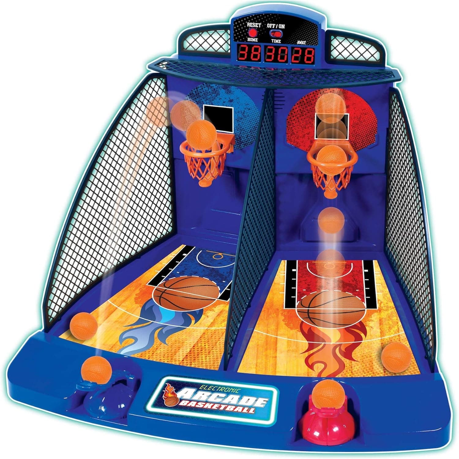 Fat Brain Toys Electronic Arcade Basketball Games for Ages 6 to 10
