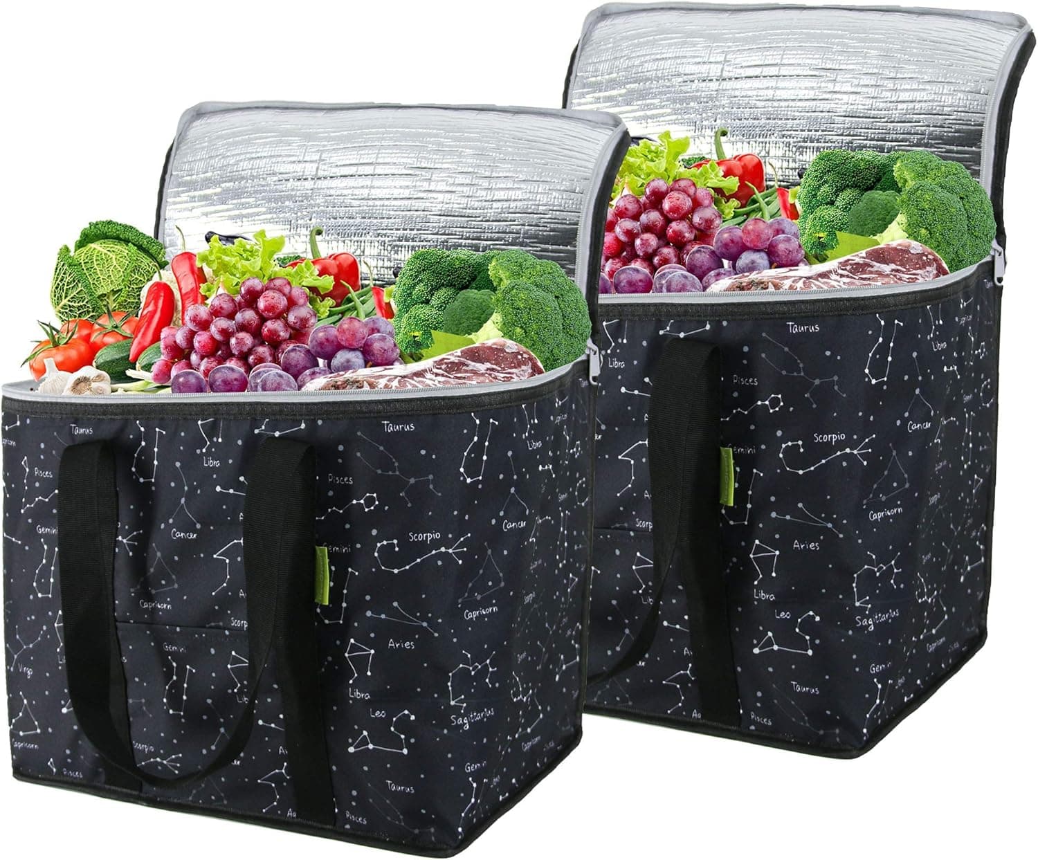 Insulated Grocery Bags Cooler Tote