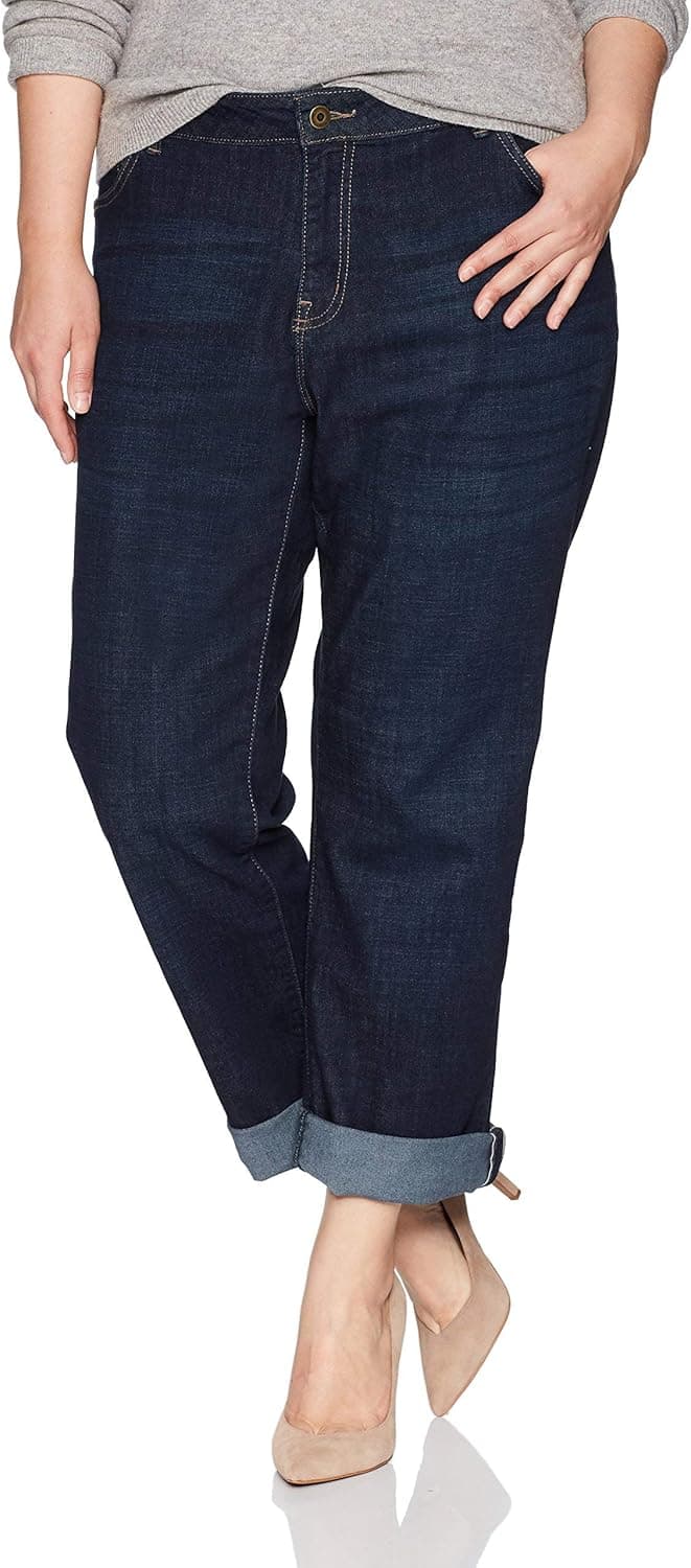 Lee Women's Plus-Size Modern Series Curvy-Fit Ruby Boyfriend Jean