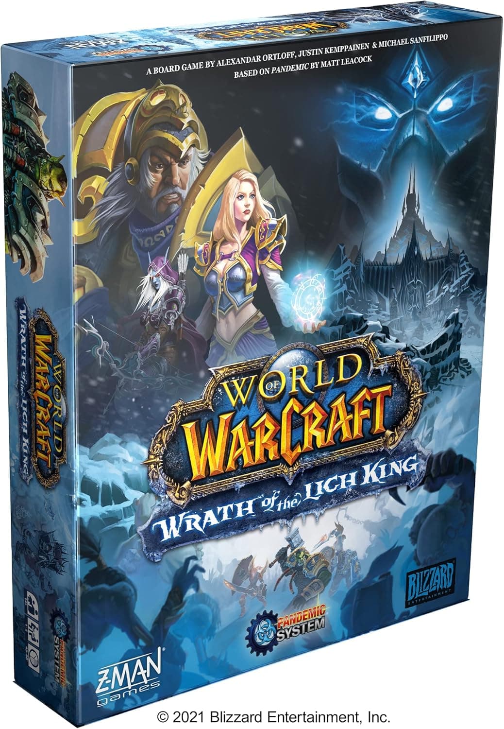 Pandemic World of Warcraft Wrath of The Lich King | Strategy Game | Cooperative Board Game for Adults and Teens | Ages14+ | 1-5 Players | Avg. Playtime 45-60 Minutes | Made by Z-Man Games