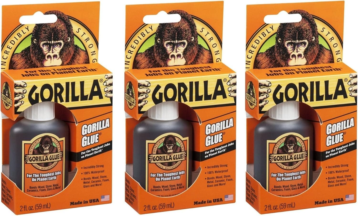 Original Gorilla Glue 2 Ounces (Pack of 3)