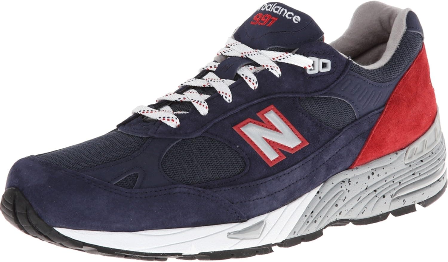 New Balance Classics Men's M991 - Made in USA Navy/Red 10 D - Medium
