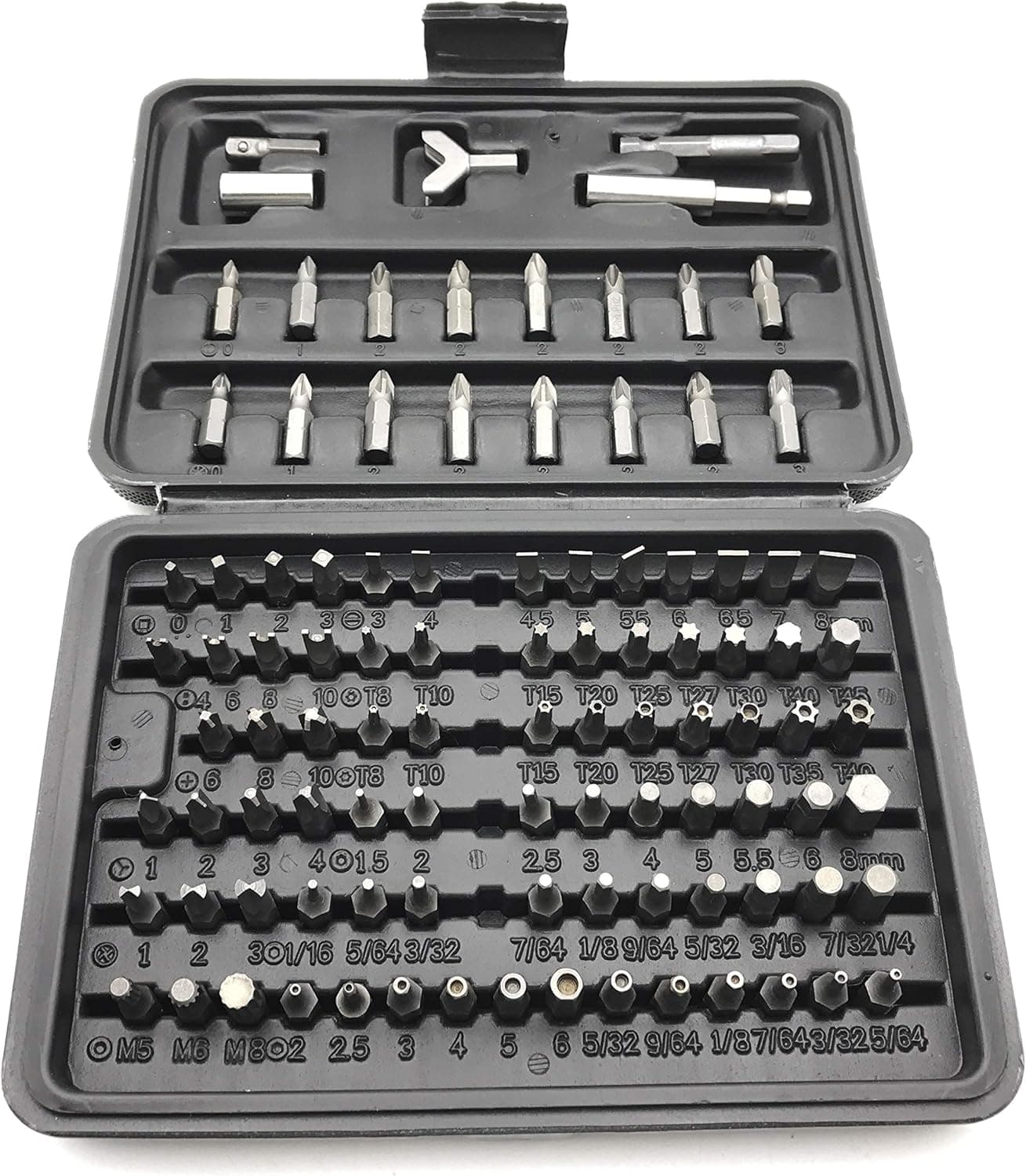 HONGK- 100 PIECE SECURITY BIT SET LOCKSMITH PC TORX HEX KEY [B06X6H7MCW]