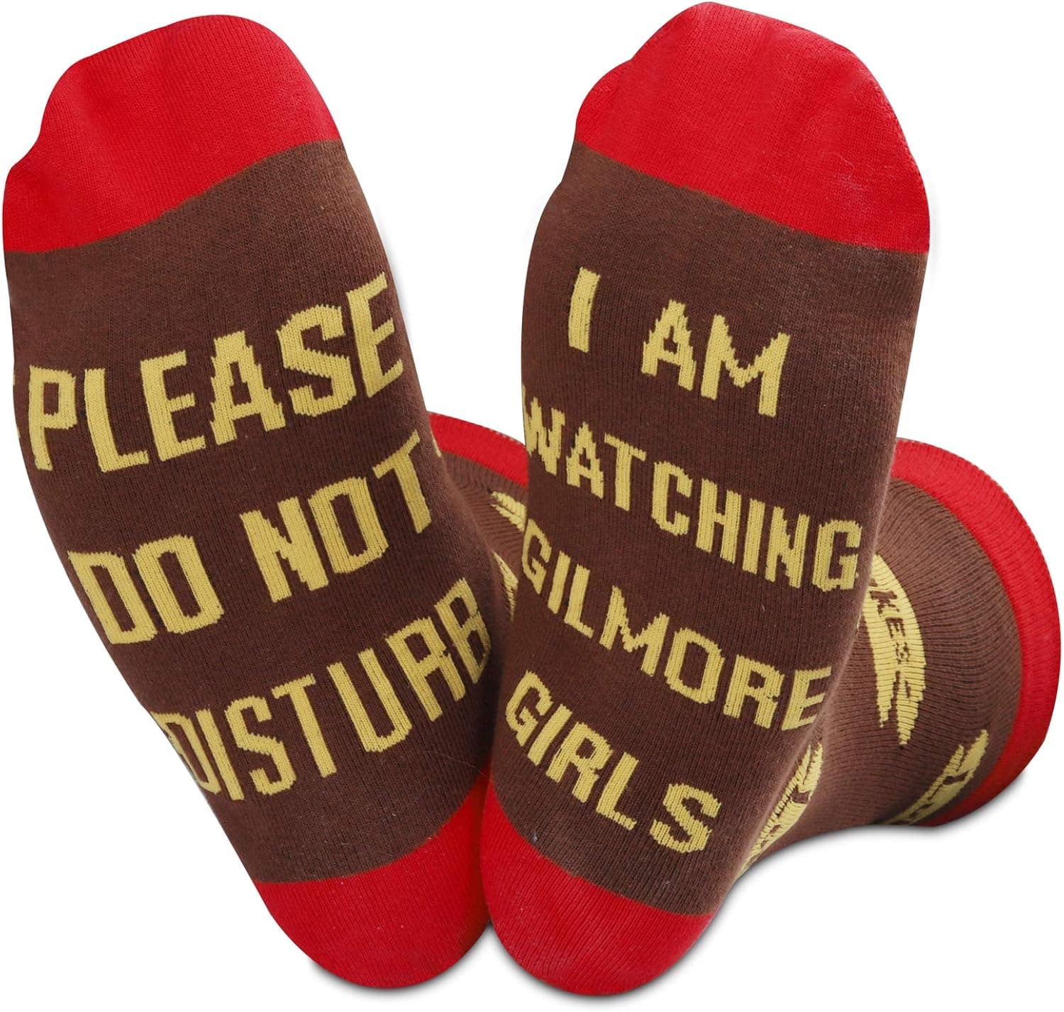 TSOTMO Girls Socks TV Shows Gift Please Do Not Disturb I AM Watching Girls Socks