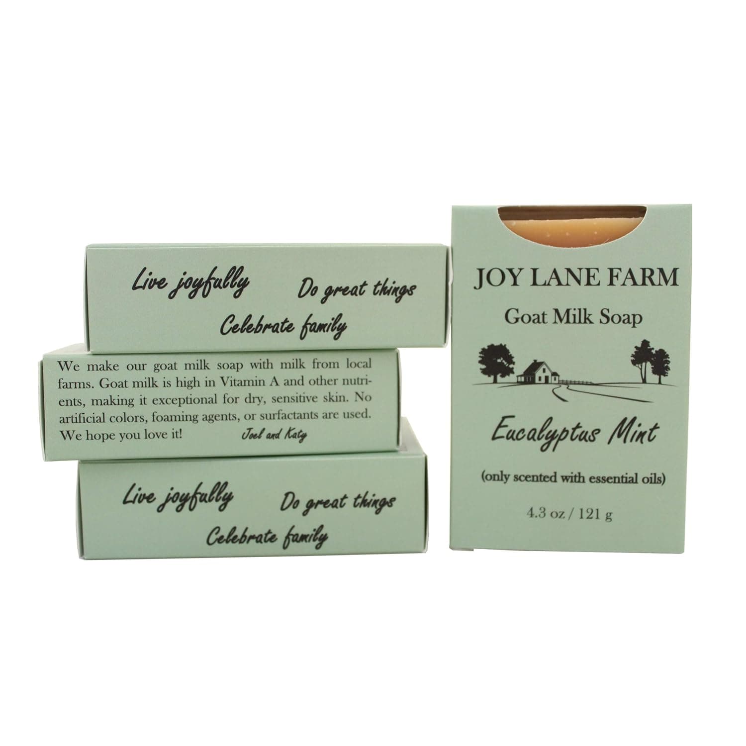 Joy Lane Farm - Goat Milk Soap (Eucalyptus Mint)