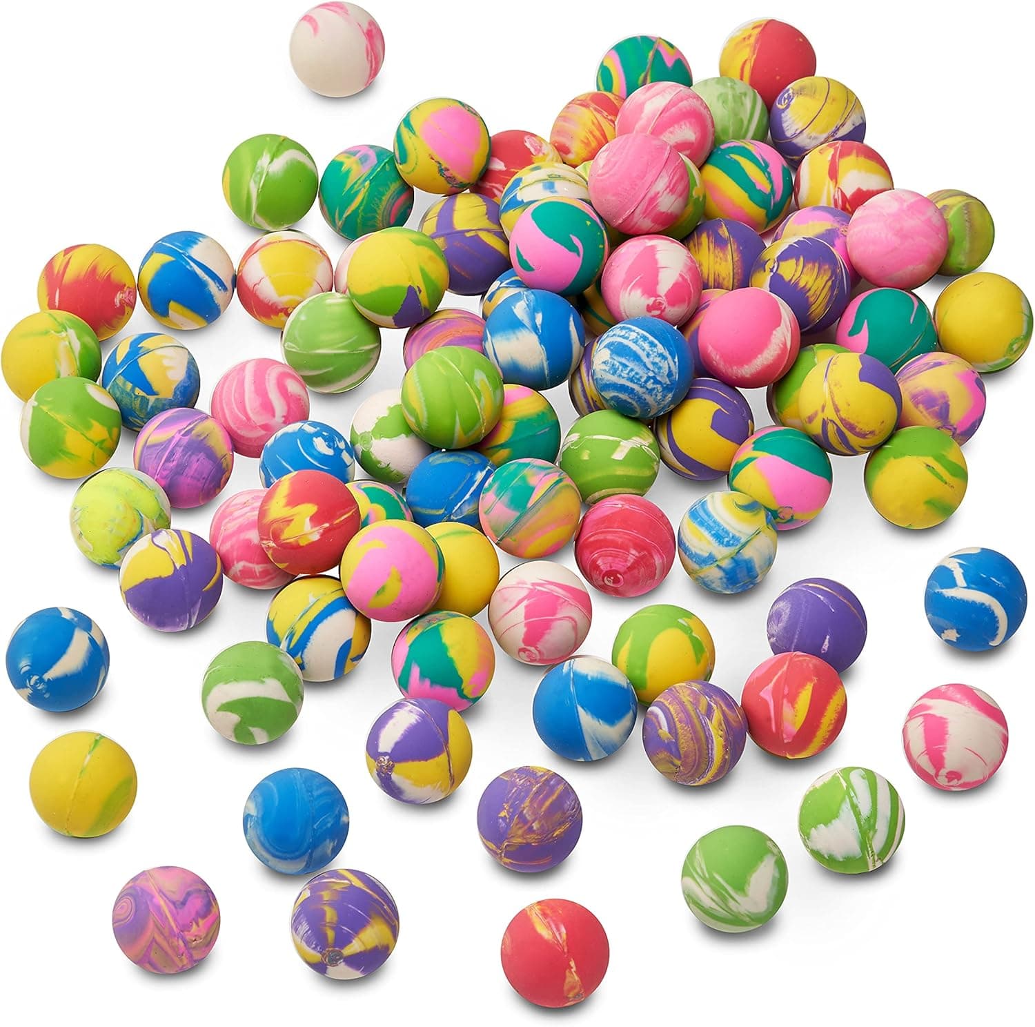 THE TWIDDLERS 90 Super Bouncy Mini Balls, 25mm - Party Favors Toys