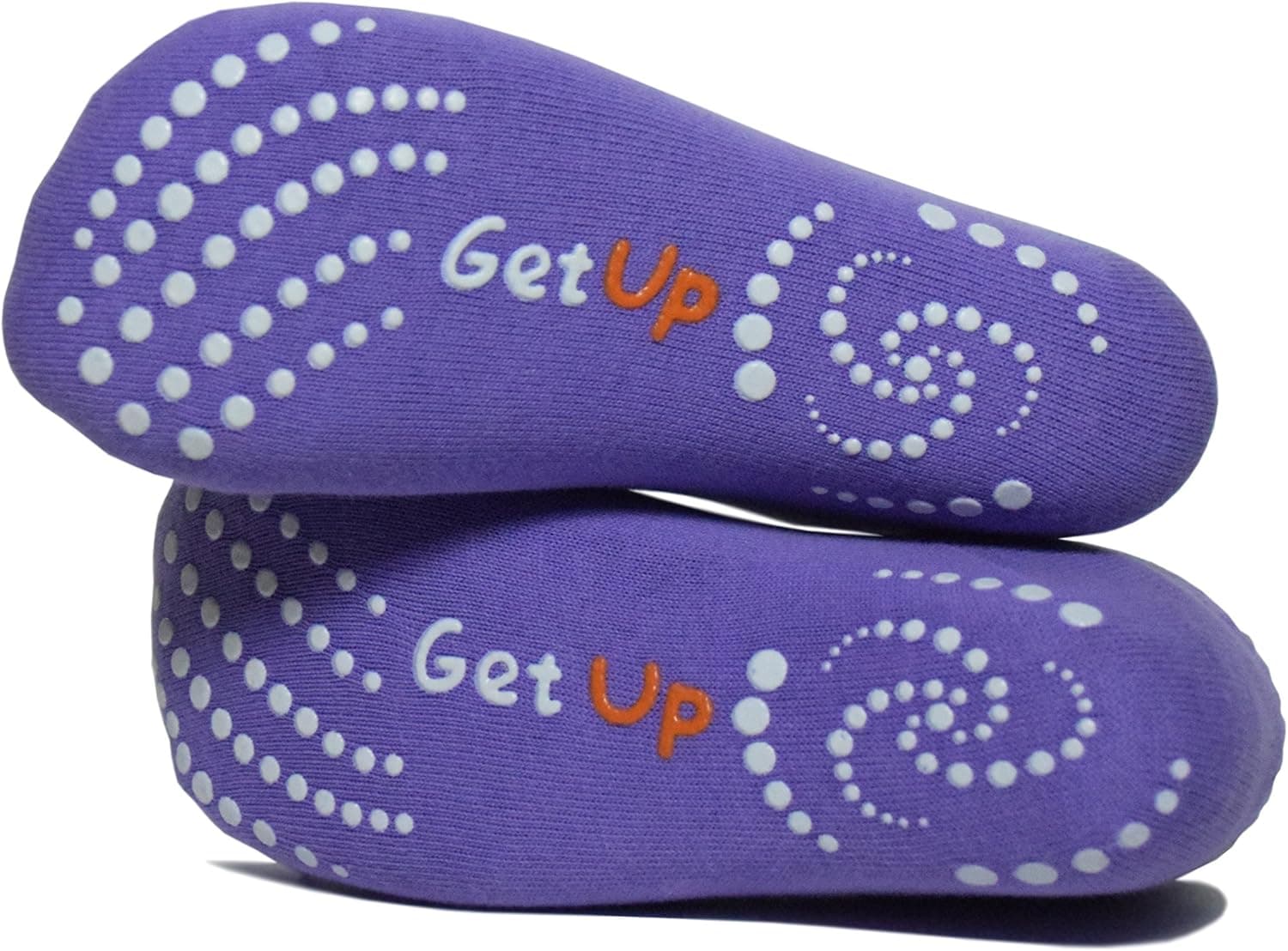 Black / Purple Yoga Socks for Women with Non Slip - Skid Grip. Also Ideal for Pilates, Barre, Ballet or as Slipper Socks