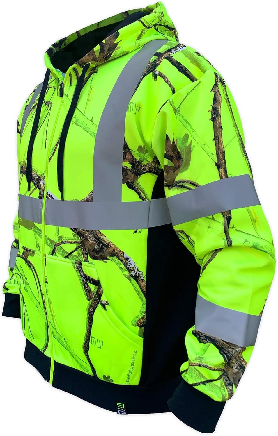 SafetyShirtz SS360 Backwoods Safety Zip-UP Hoody ANSI Class 3