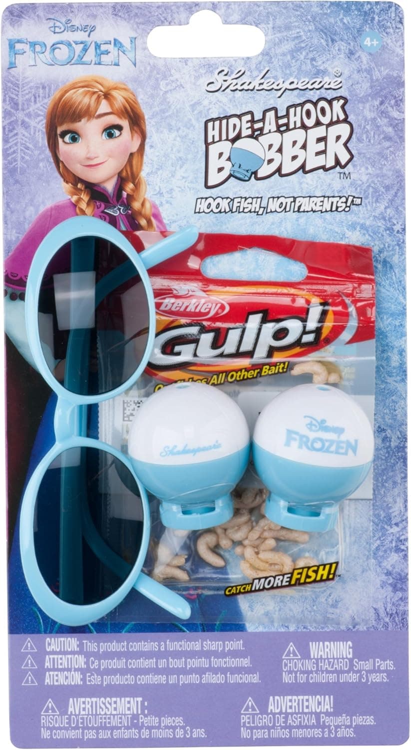 Shakespeare Hide-A-Hook Disney Frozen Bobber Kit
