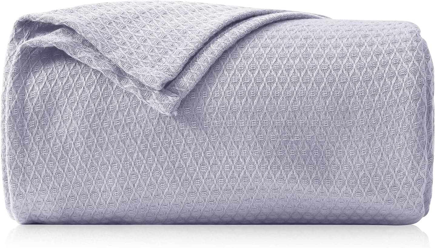 Avisiatree Cooling Blankets, 100% Bamboo Blanket for Hot Sleepers Night Sweats, Summer Cool Blankets Transfer Heat to Keep Body Cool for Adults, Children, Ultra-Cool Blanket(59x79 inches,Grey)