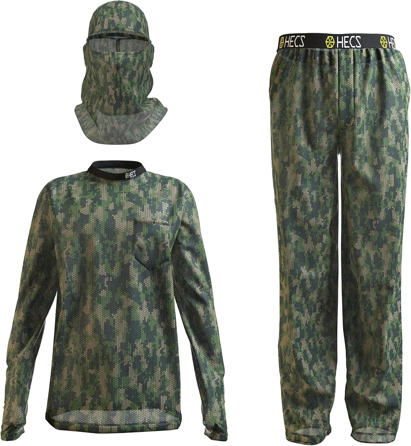 HECS Hunting 3-Piece HECStyle Camo Suit - Deer & Big Game Hunting Suits for Men and Women