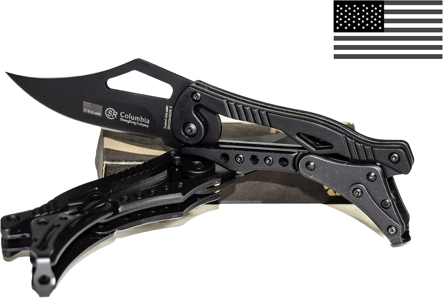 Bright Ridge Mech Folding Knife Tactical Gear, Outdoors, Camping, Hunting, Fish, Game Knife