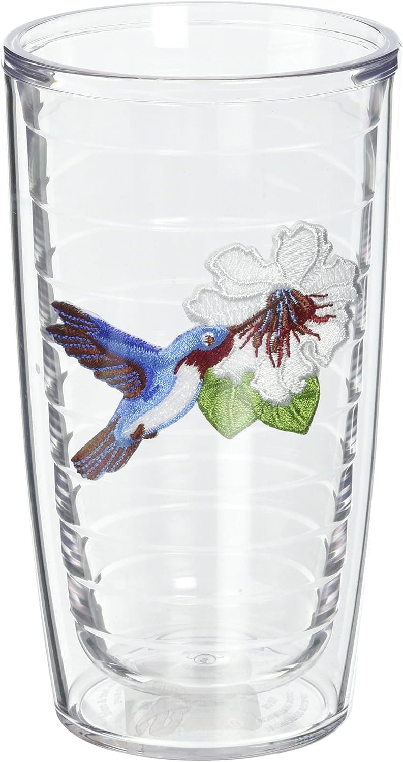 Tervis Tumbler, 16-Ounce, Blue Hummingbird