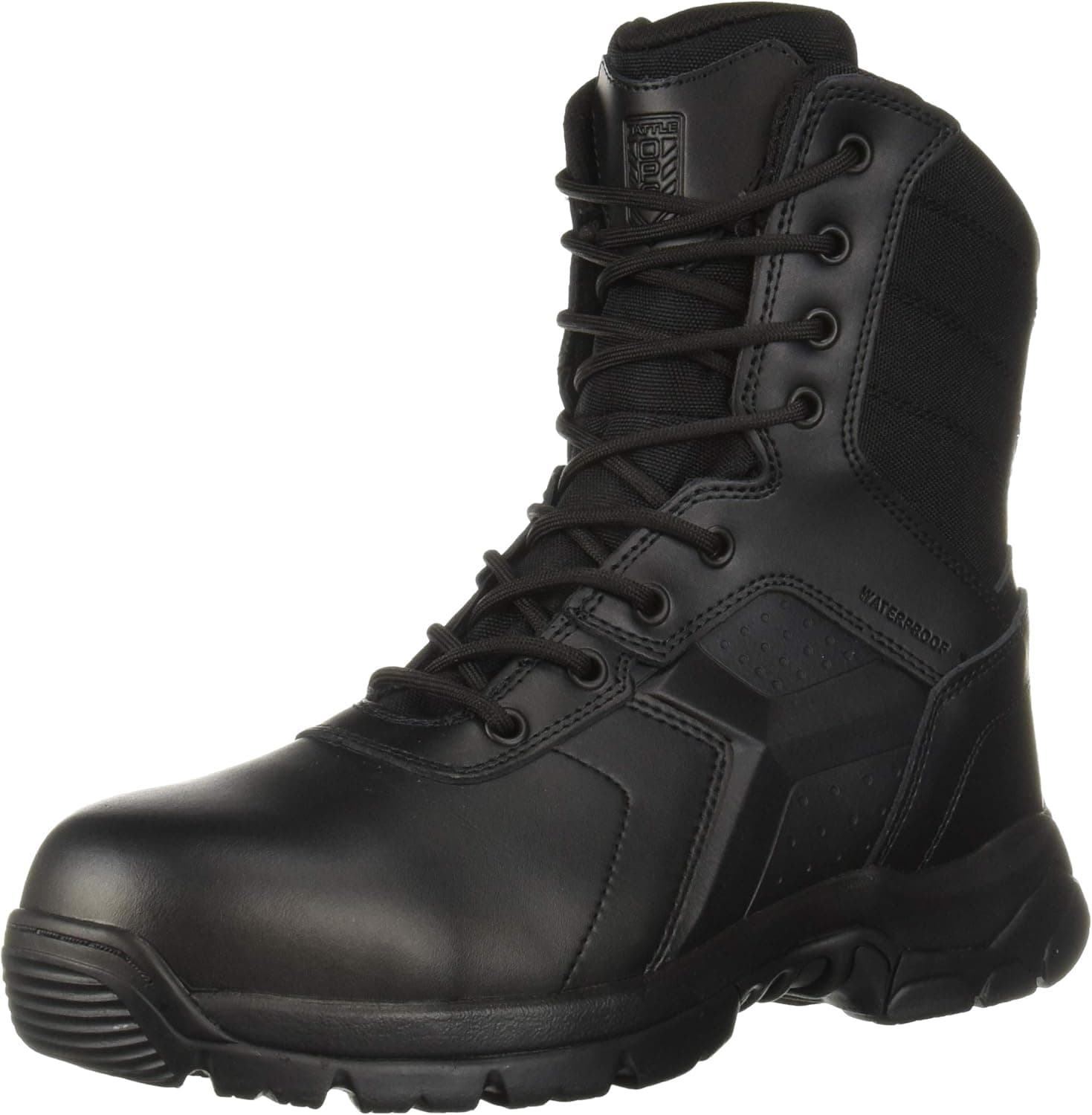 Battle Ops by BD Protective Equipment Men's Bdpe 8 Inch Waterproof Side Zip Tactical Boot Comp Toe Bops8002 Military