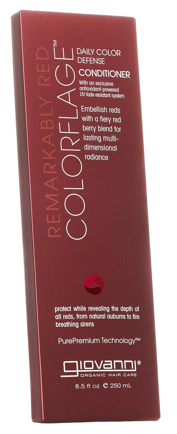 Giovanni Giovanni Colorflage Conditioner Remarkably Red, 8.5-ounce (pack Of 4)