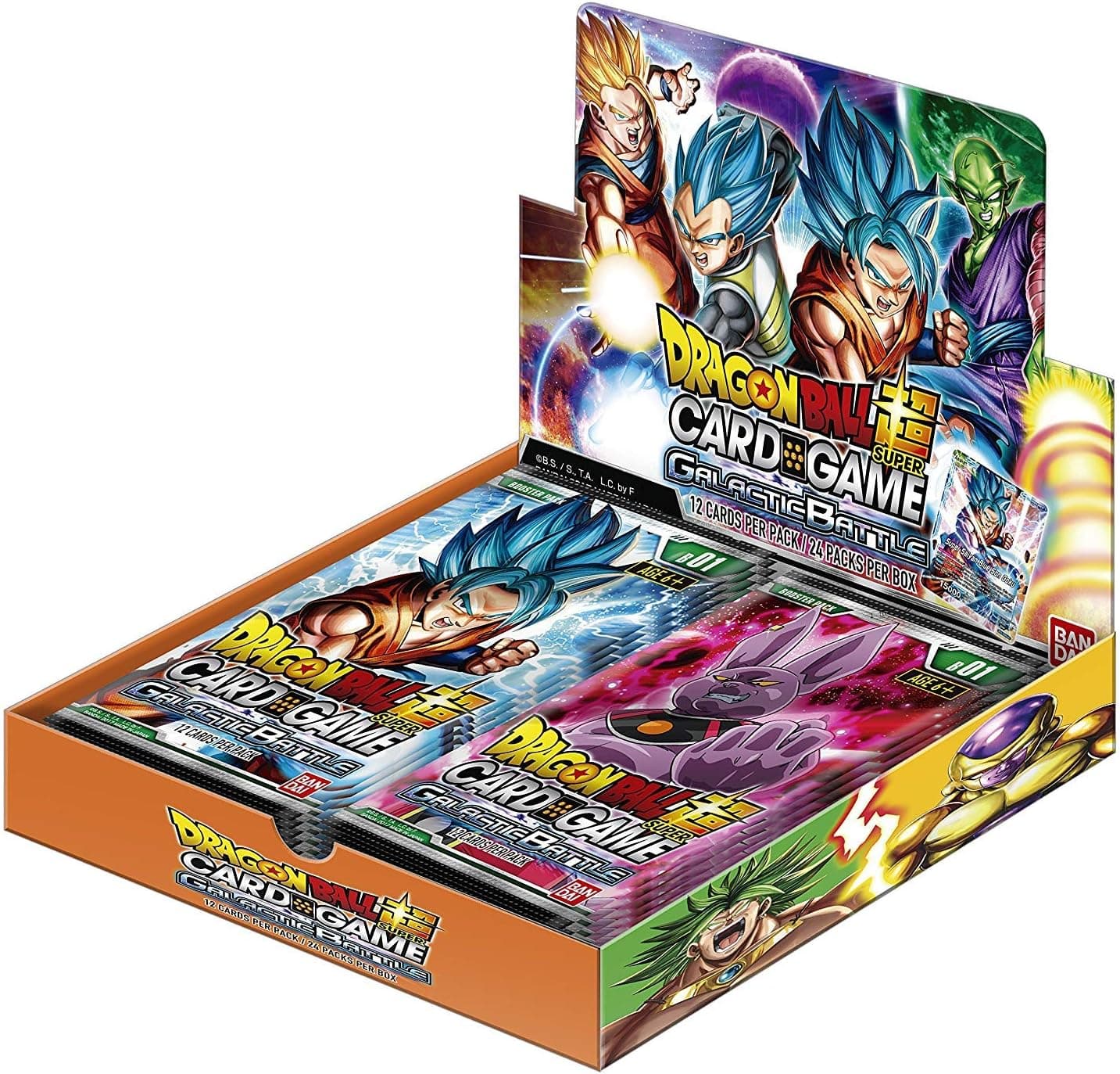 Dragon Ball Z Super Galactic Battle TCG Booster Display Box English